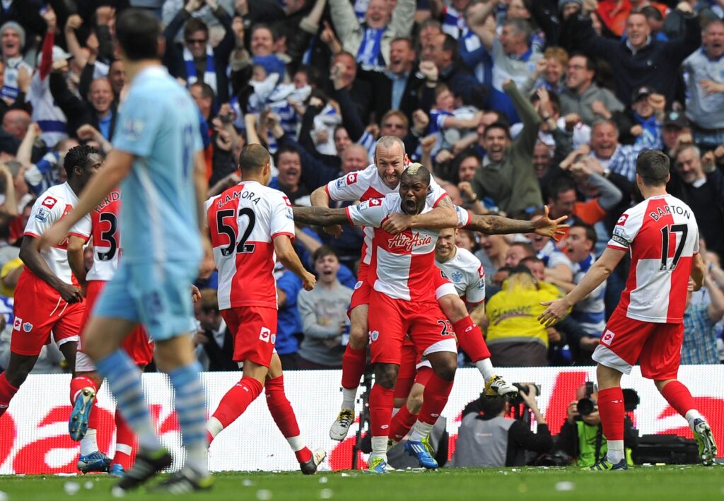 Man City vs QPR - Cisse scores to make it 1-1