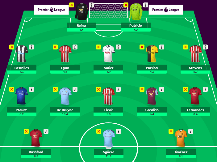 FPL Team for GW30+
