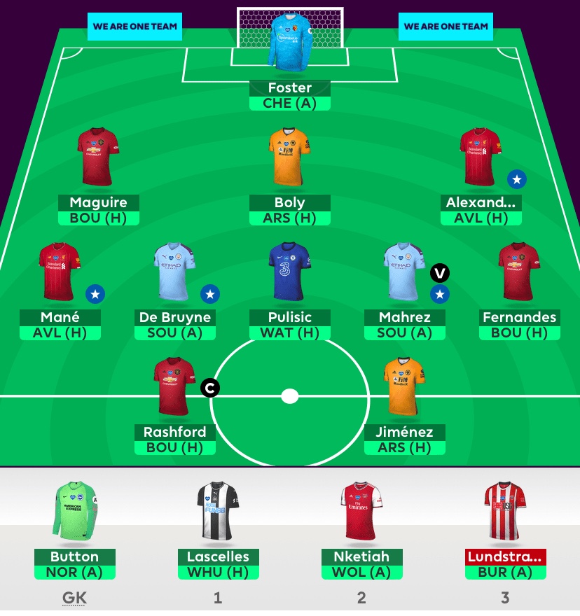 Team for FPL GW33+