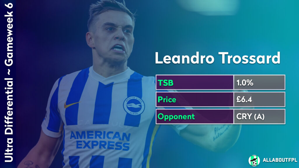 FPL GW6 ~ Differential pick ~ Trossard