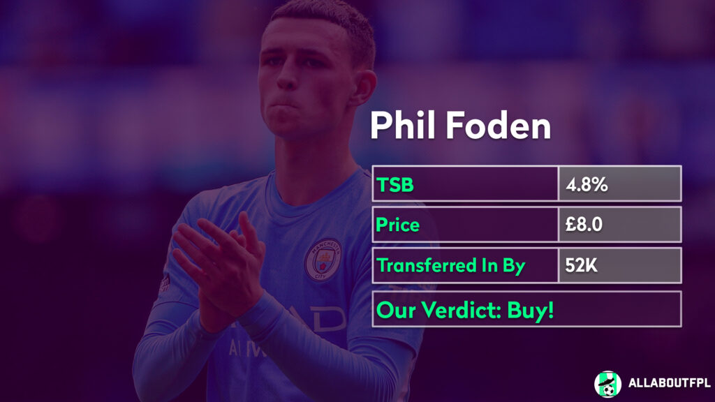 FPL GW9 Analysis ~ Player to buy ~ Phil Foden
