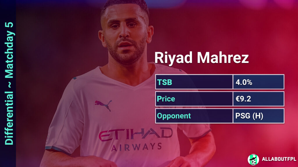 UCL-Fantasy-MD5- Differentials-Mahrez-Manchester City