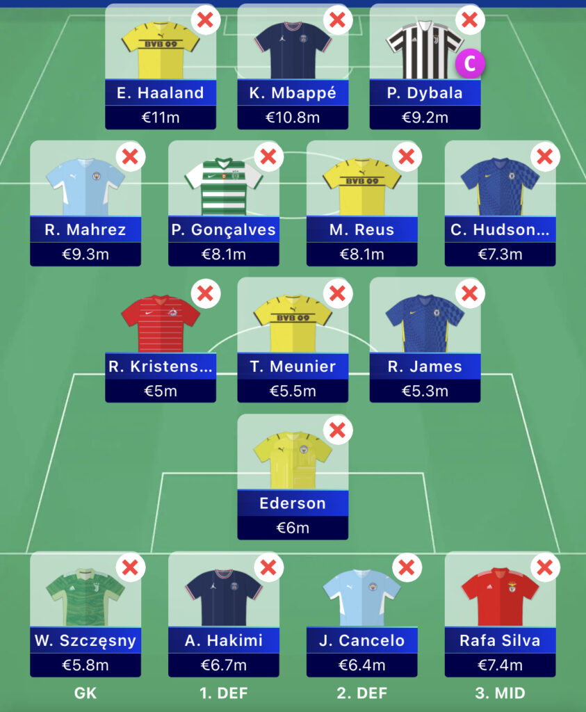 UCL Fantasy MD6 Limitless draftย