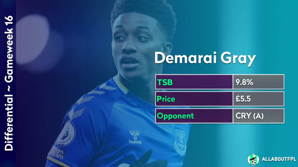 FPL GW16 Differential Picks ~ Demarai Gray 