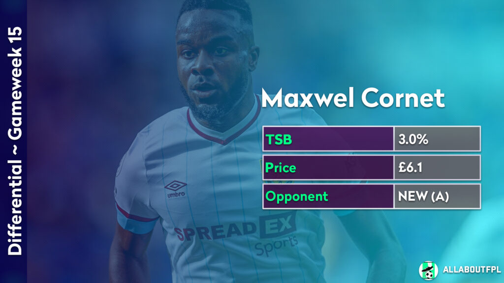 FPL GW15 Differential Picks ~ Maxwel Cornet 