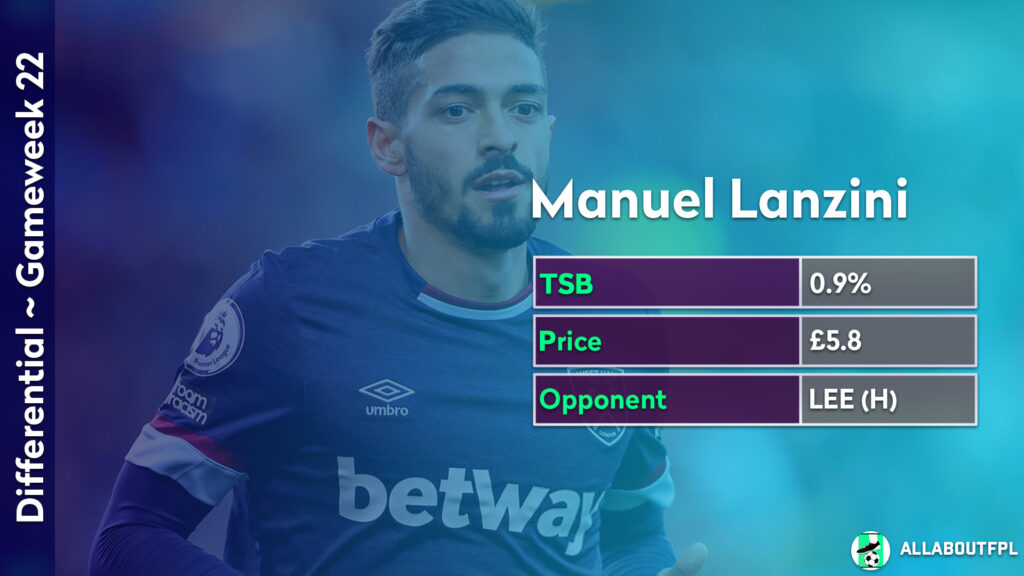 FPL GW22 Differentials ~ Manuel Lanzini 