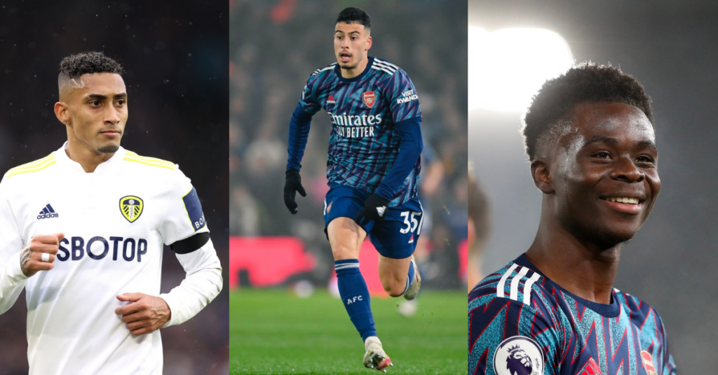Saka vs Martinelli vs Raphinha comparison ahead of FPL GW24