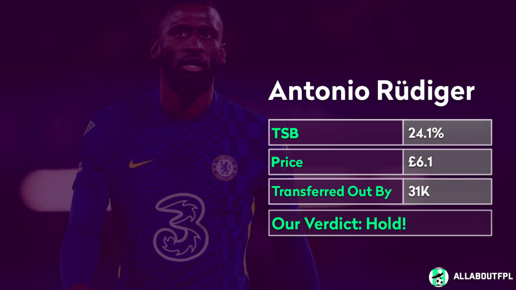 FPL Gameweek 30- Rudiger