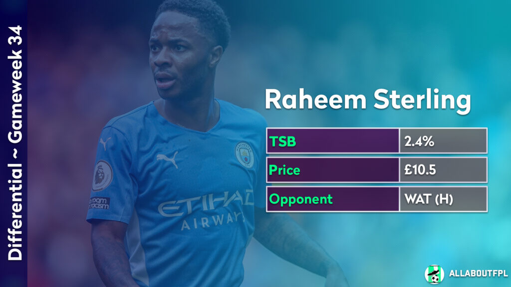 FPL GW34 Differential Picks ~ Sterling