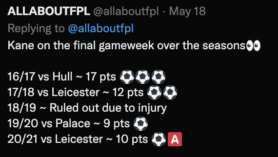 Kane in GW38