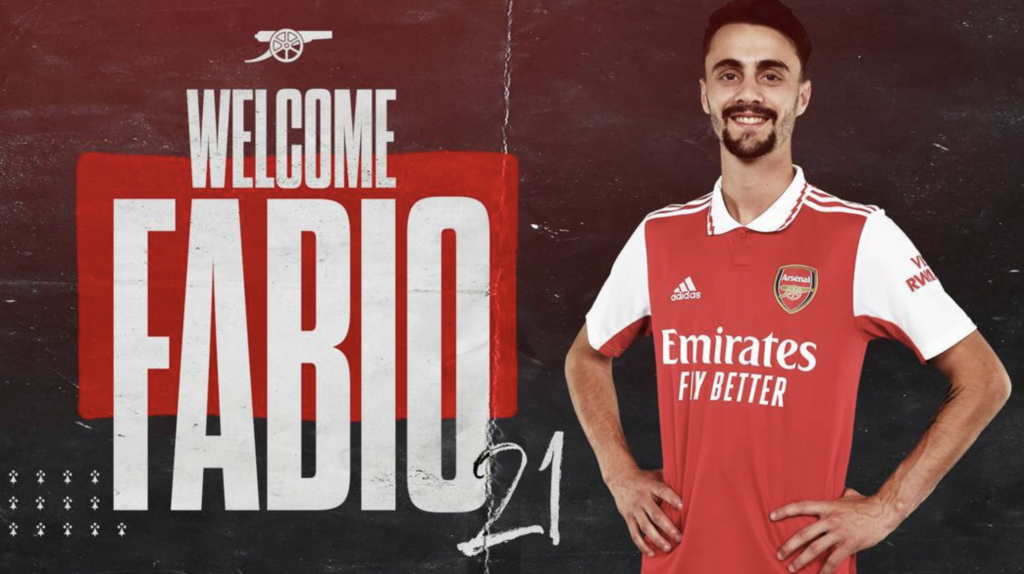 22/23 Premier League new signing for Arsenal ~ Fabio Vieira from Porto