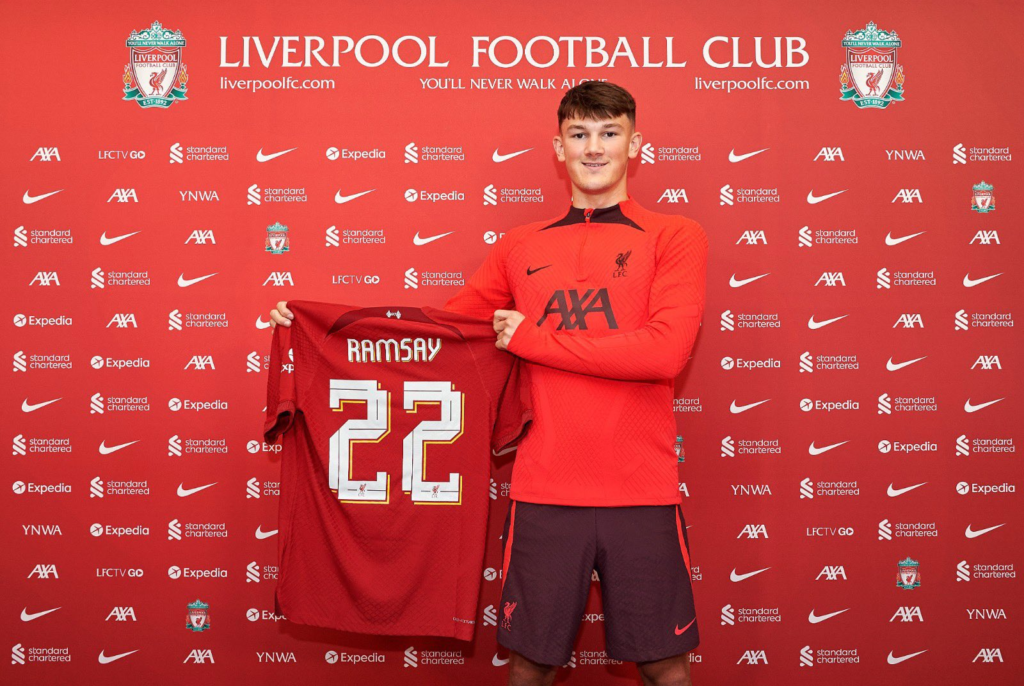 22/23 Premier League new signing for Liverpool ~ Ramsay from Aberdeen