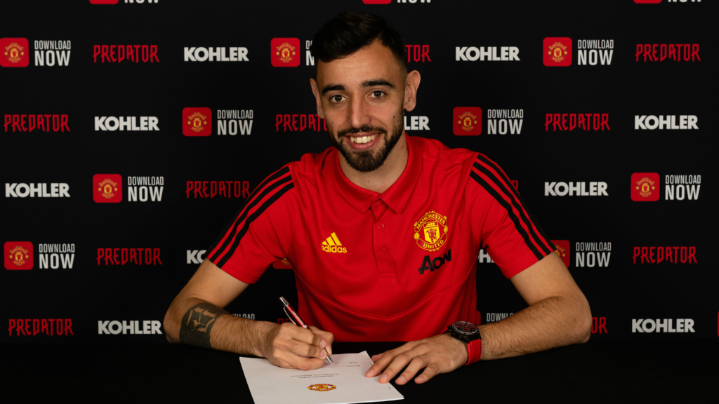 [ Fernandes moved to United from Lisbon in the 2019/20 January transfer window for an initial fee of around £47m ]