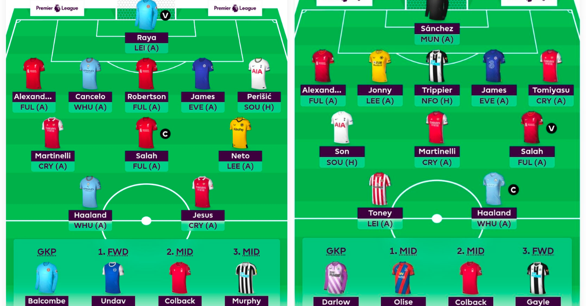 Initial GW1 Drafts For The 2022/23 FPL Season With Pros & Cons