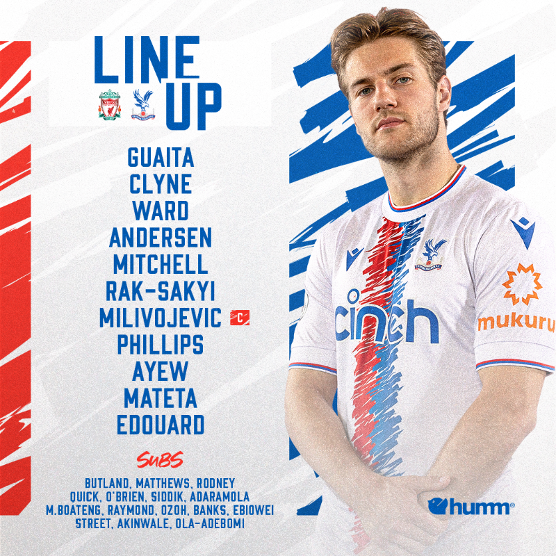 liverpool vs crystal palace friendly lineup 2022/23 pre season