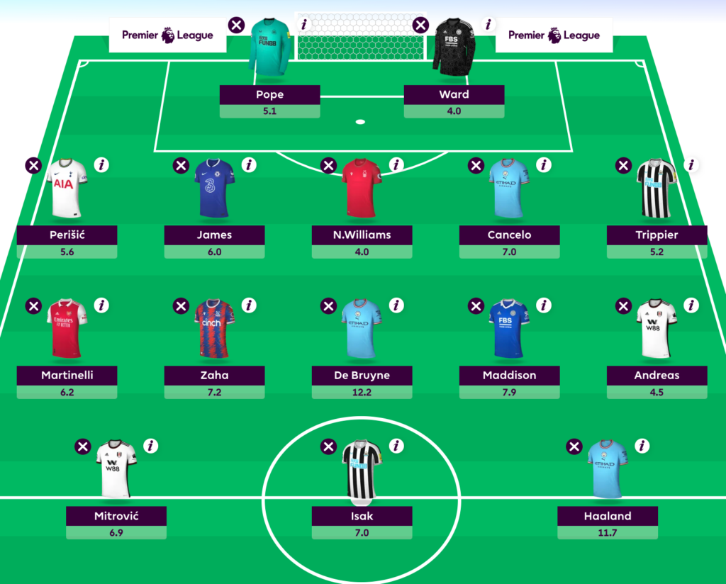 FPL GW8 Wildcard draft