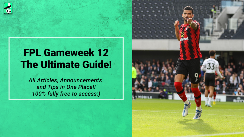 Gameweek 12 best wildcard - Fantasy Football Community