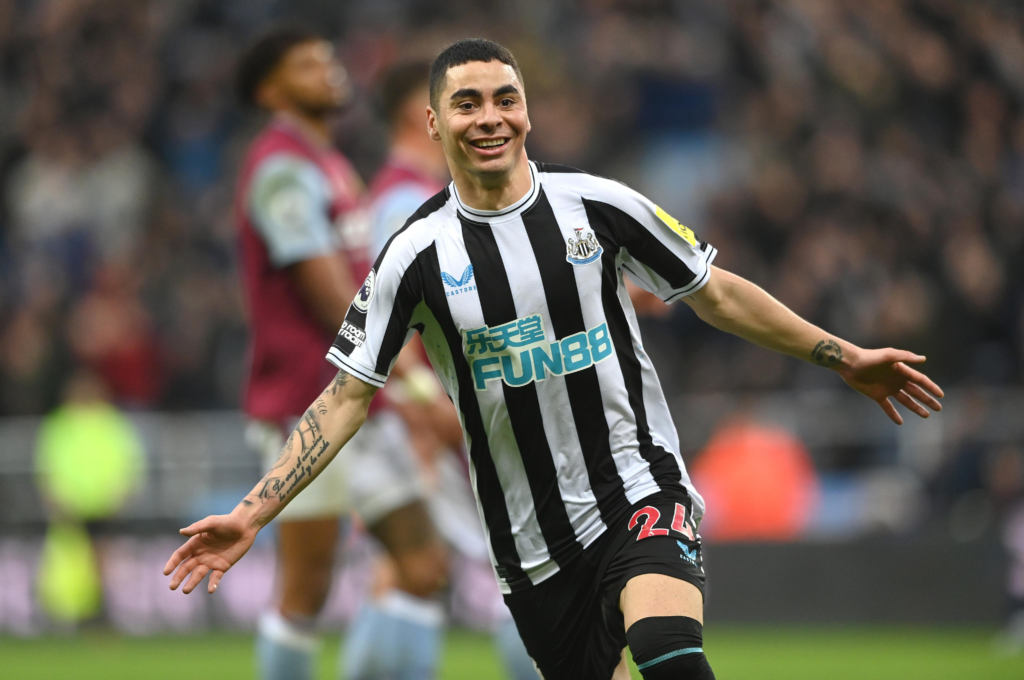 Almiron is the highest-scoring midfielder and the 4th highest-scoring player overall so far