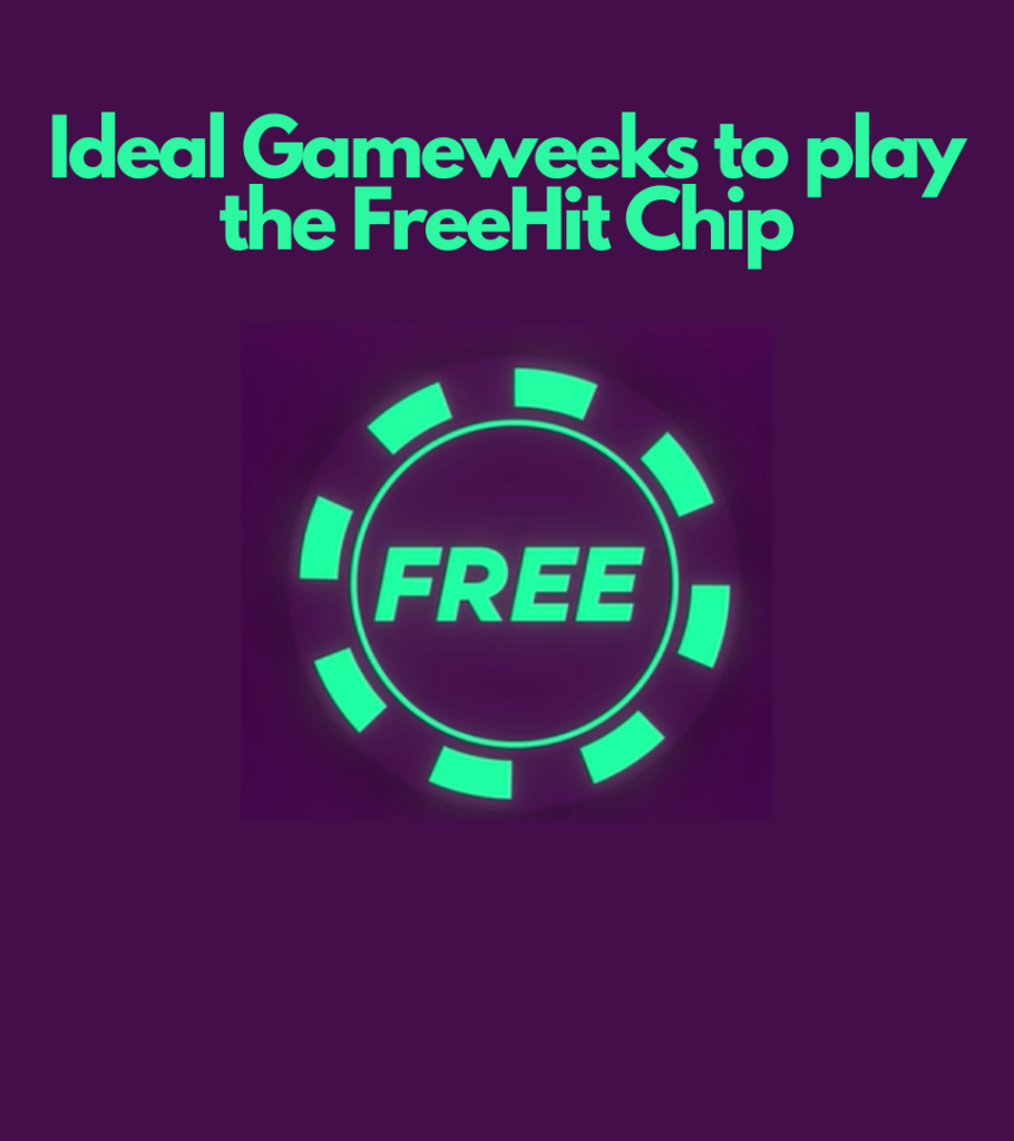 Ideal Gameweek to play your FPL Free hit Chip