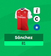 Sanchez 27 points in a FPL Gameweek in 2016/17 season