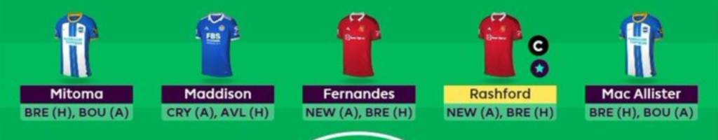 FPL DGW29 Scout Picks- Midfielders