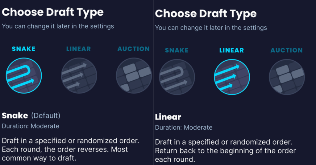 Sleeper Fantasy FC - Ultimate Draft Fantasy Game ~ Draft Type