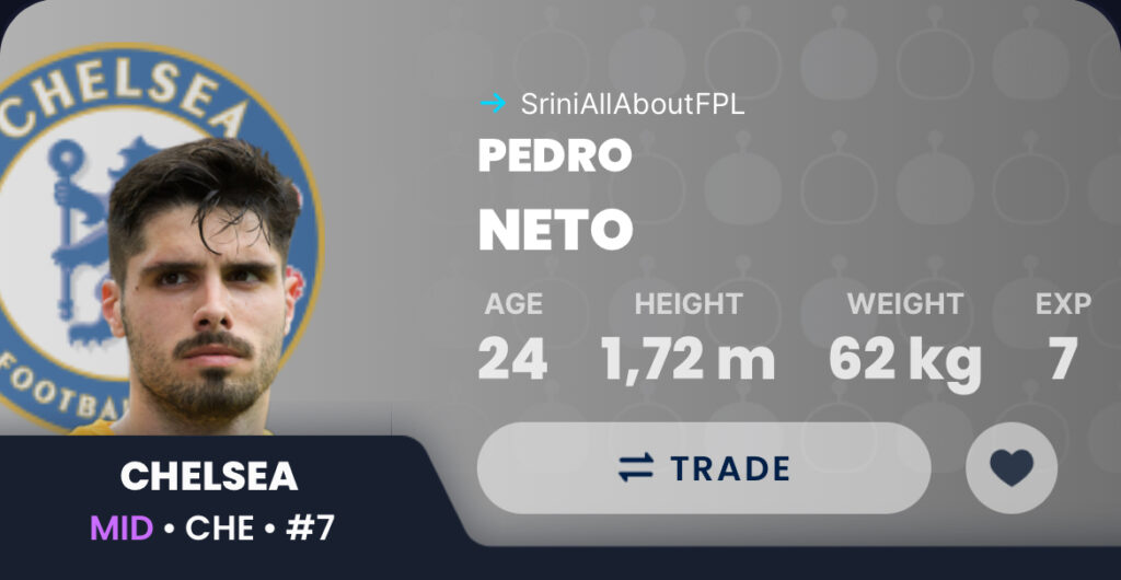 Sleeper Draft Fantasy GW10 ~ Pedro Neto 
