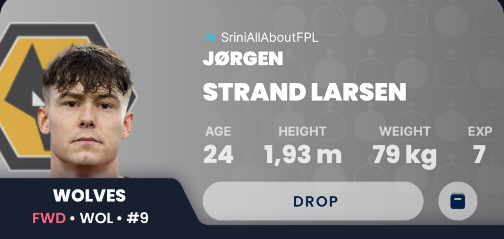 Draft Fantasy GW9 Best Punts- Larsen