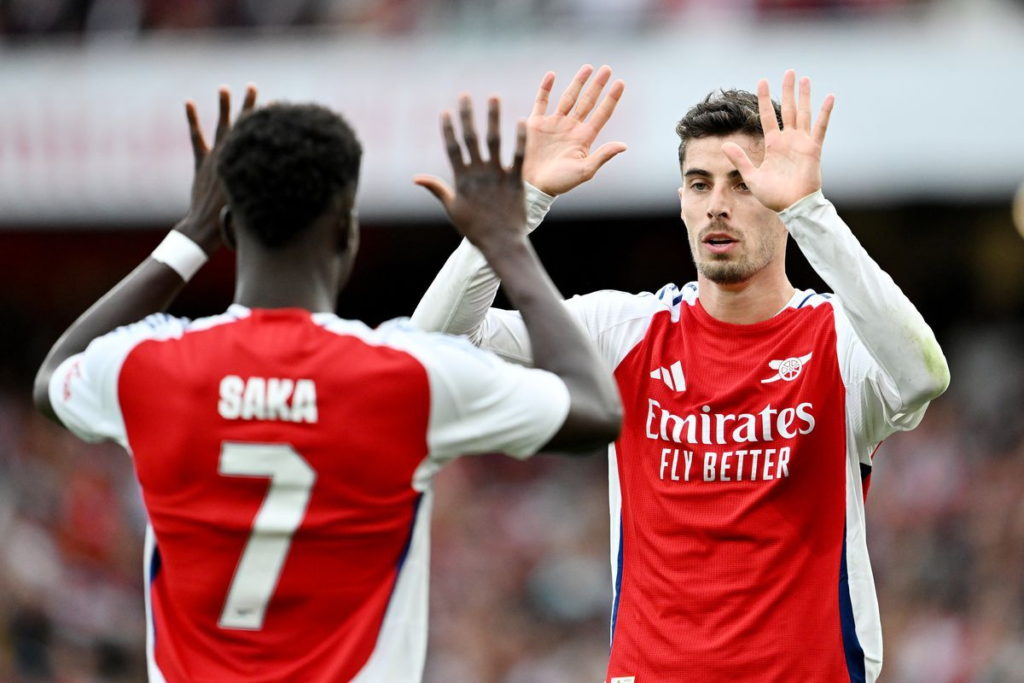 Saka and Havertz