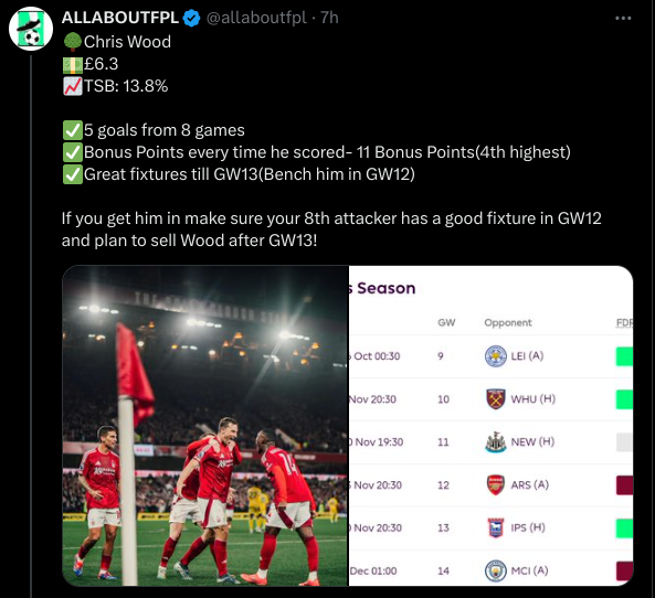 Chris Wood FPL