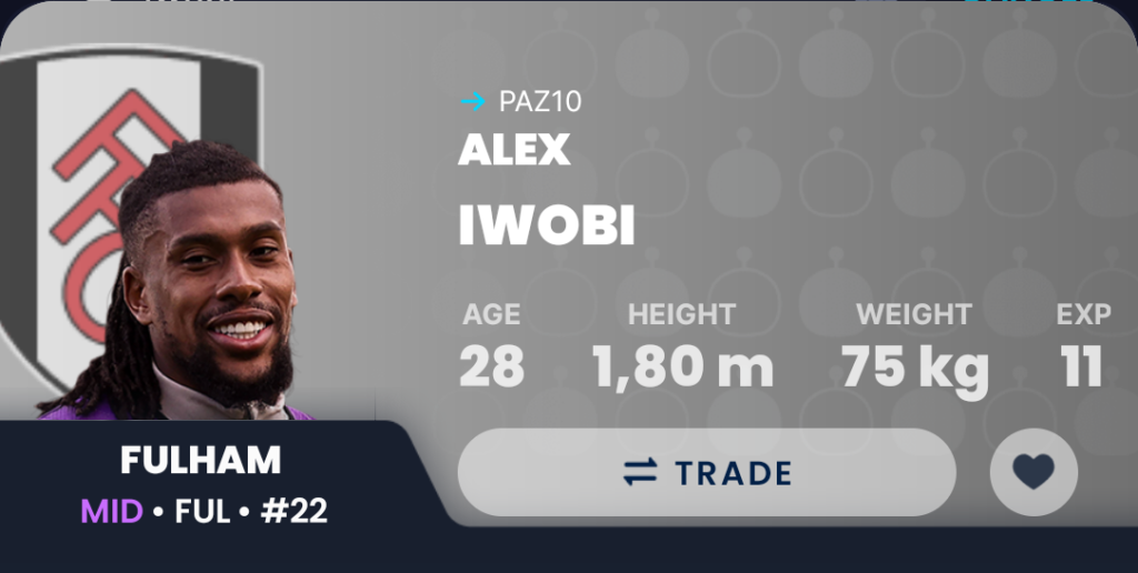 Draft Fantasy GW12- Iwobi