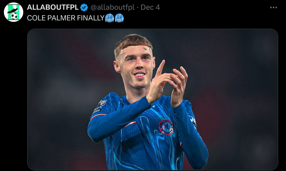 Cole Palmer FPL