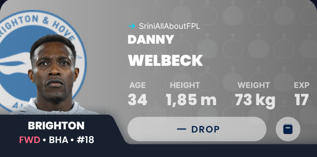 Sleeper GW26 Draft Fantasy - Welbeck