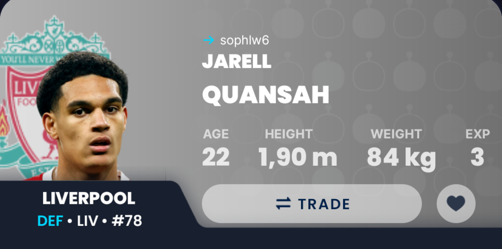 GW30 Draft Fantasy- Quansah