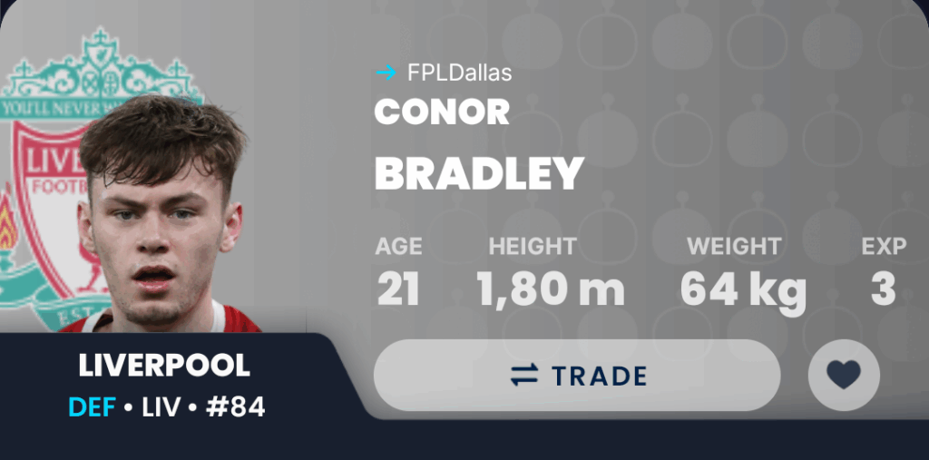 GW33 Draft Fantasy- Bradley