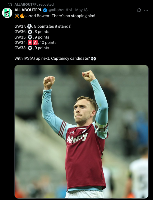 bowen west ham