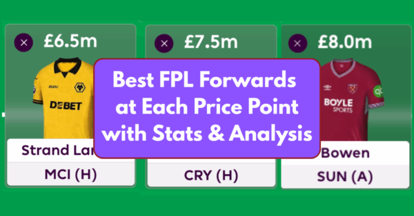 Best FPL Forwards at Each Price Point for the 2025/26 Season