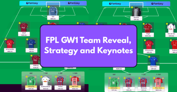 FPL GW1 Team Reveal, Strategy and Keynotes- 2025/26 Season