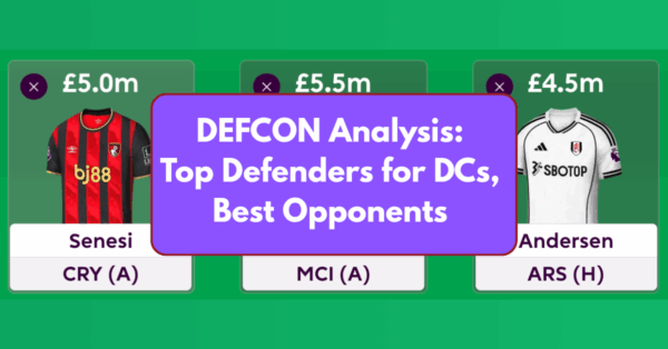 DEFCON Analysis: Top Defenders for DCs, Best Opponents + More