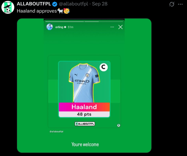 Haaland FPL