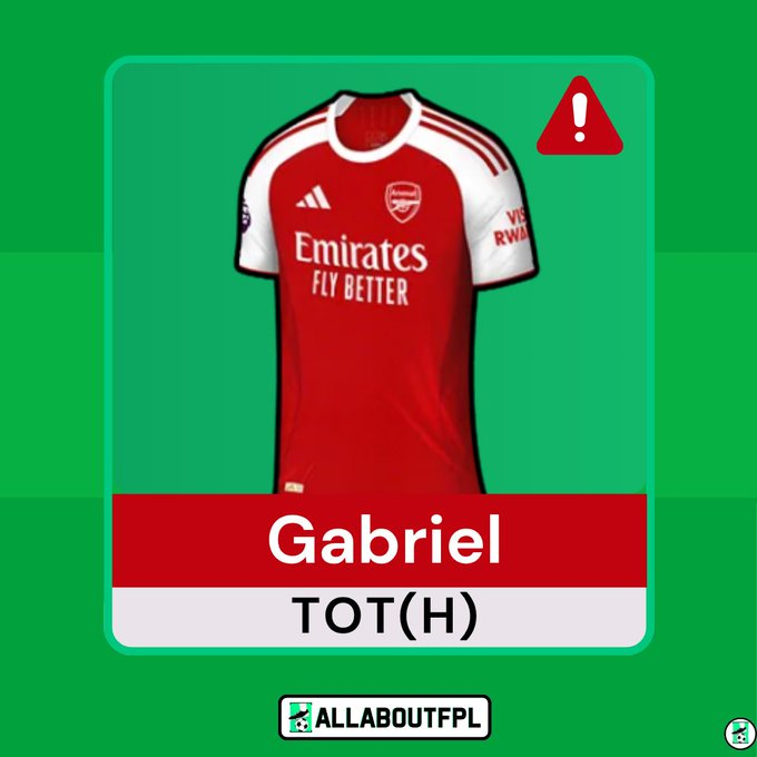 FPL GW12 Transfer Tips: Two Players to SELL - Gabriel